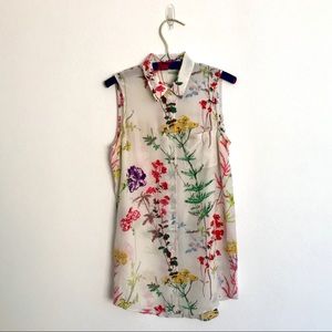 Equipment floral shirt dress
